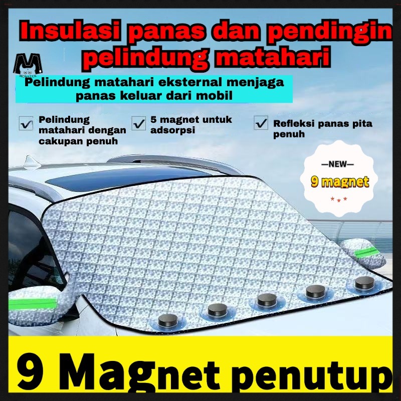 Sarung Mobil Aluminium Film Metalic Outdoor  PENUTUP KACA SUN SHIELD PELINDUNG PANAS KACA MOBIL OUTD