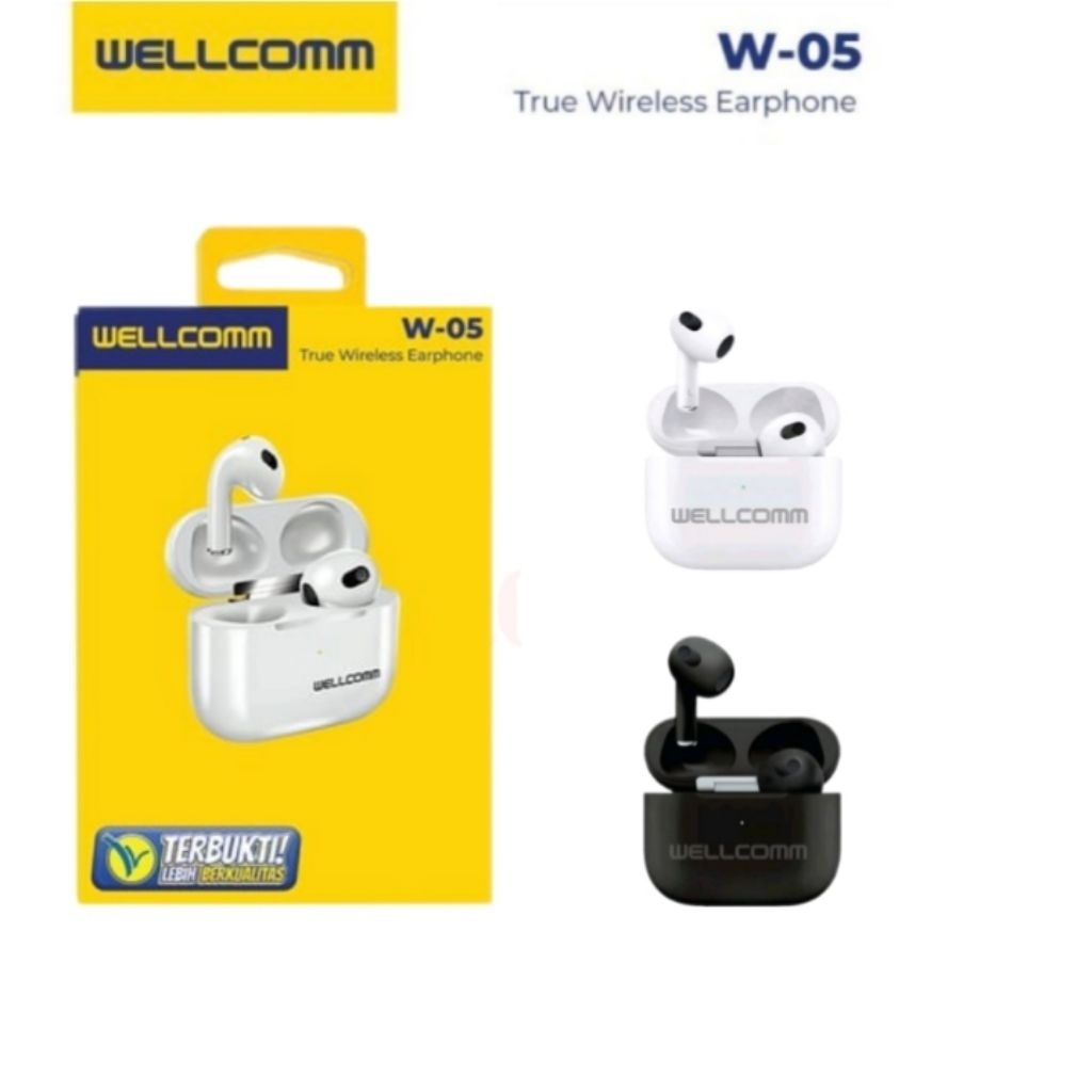 TWS WELLCOMM W-05 SUPER BASS ORIGINAL 100%