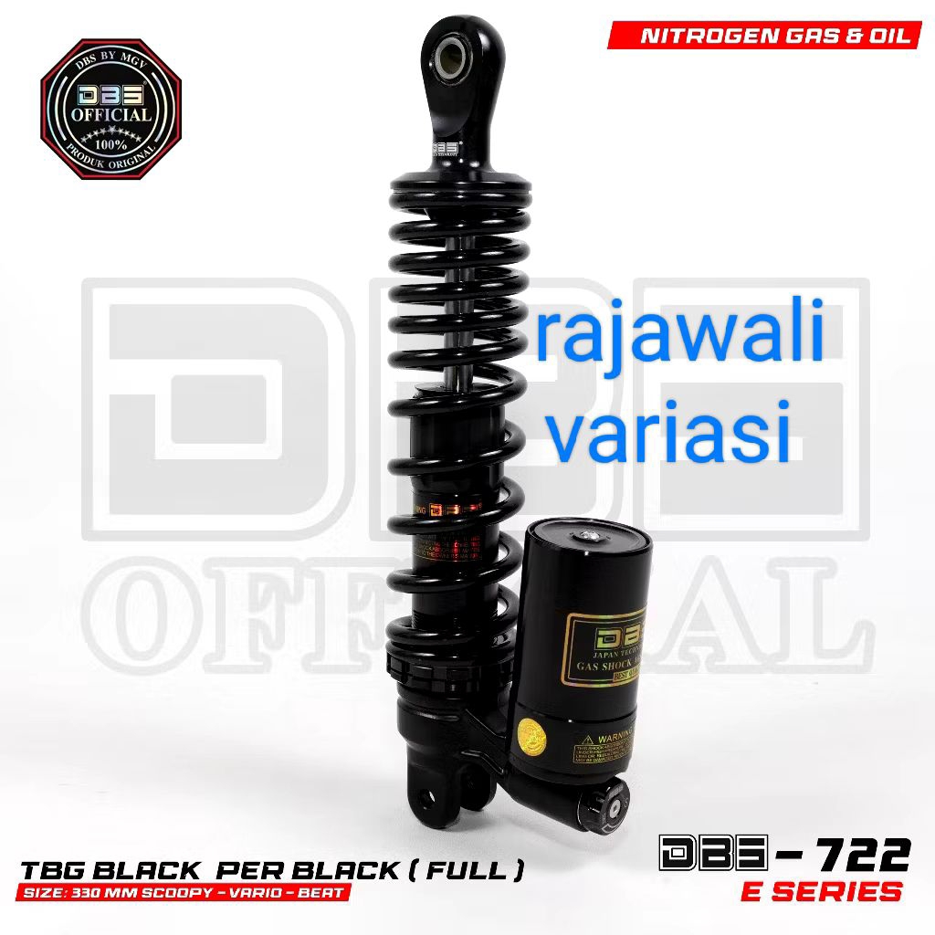 Shockbreaker shock DBS 722 E series shock belakang tabung bawah Yamaha Mio smile Mio j Mio m3 Xeon F