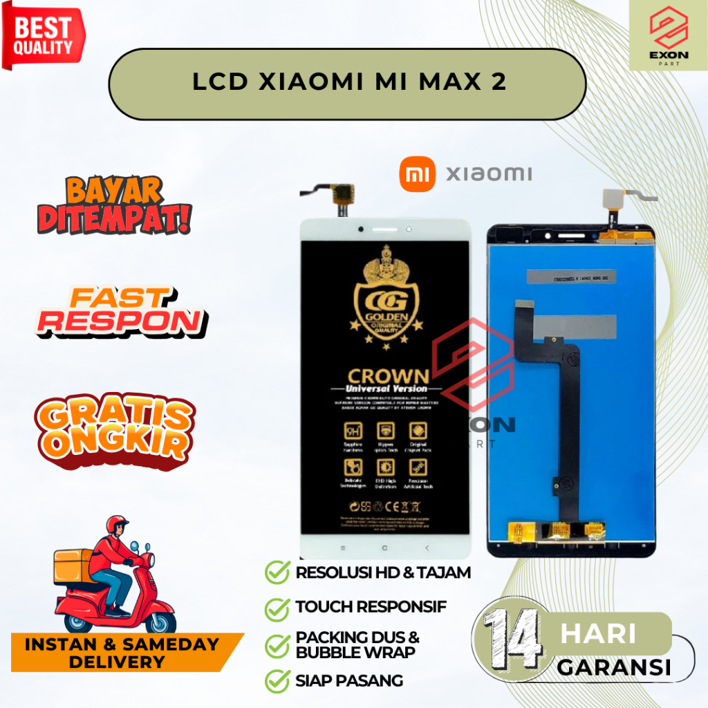 LCD TOUCHSCREEN XIAOMI MI MAX 2 / LCD XIAOMI MIMAX 2 / LCD MIMAX 2/ LCD MI MAX 2 FULLSET ORIGINAL