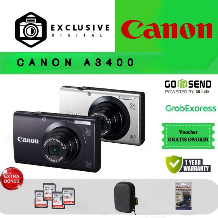 CANON POWERSHOT A3400 IS / CANON A3400 DIGITAL CAMERA / CANON A3400 IS