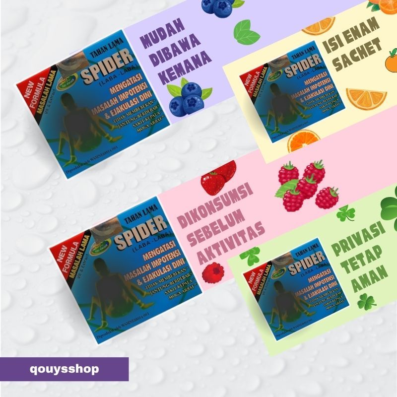 

Edisi Spesial BOX Spider Biru Candy Kaps Original
