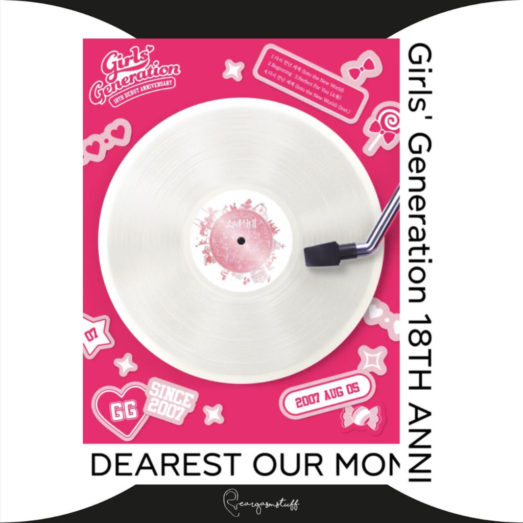 GIRLS GENERATION 18TH ANNIVERSARY OFFICIAL MD / MERCHANDISE