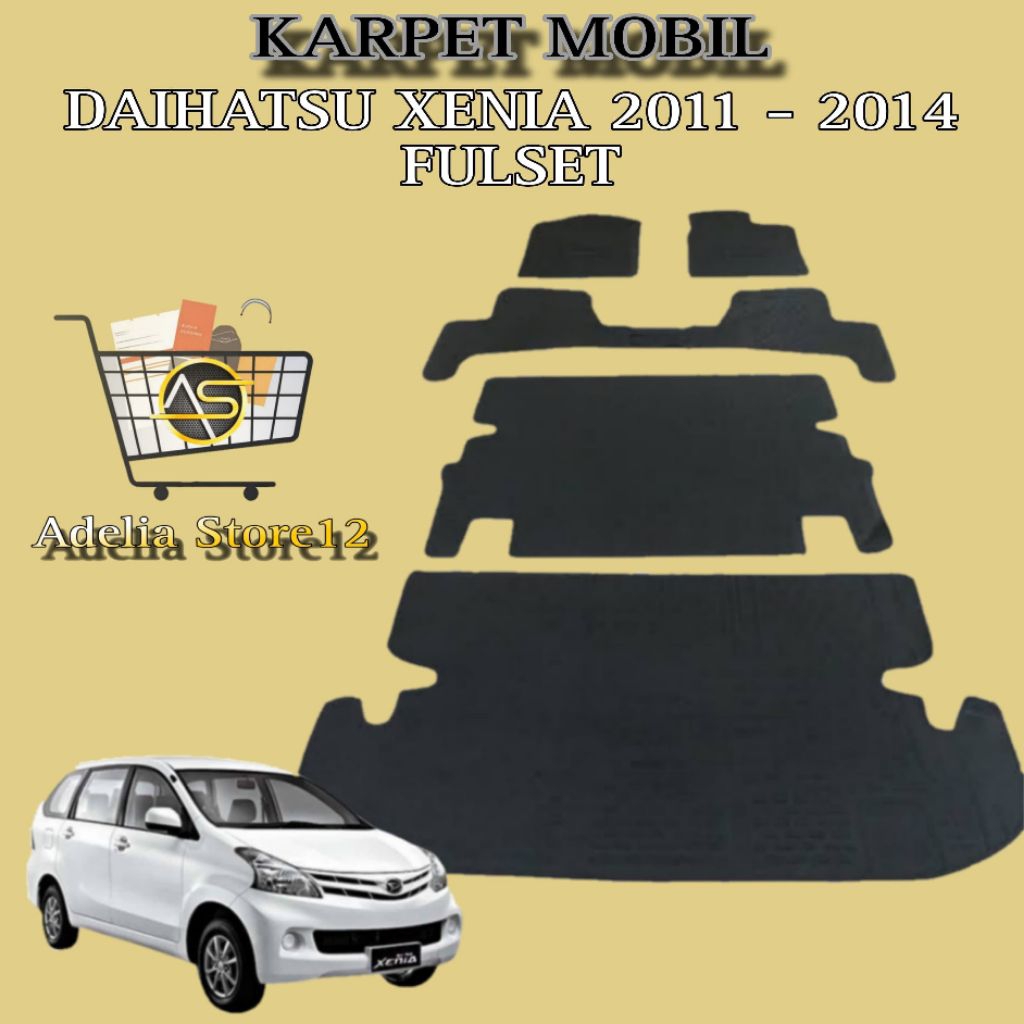 Karpet karet matras mobil Xenia 2012-2015 Karpet All New Xenia Karpet Lantai Xenia