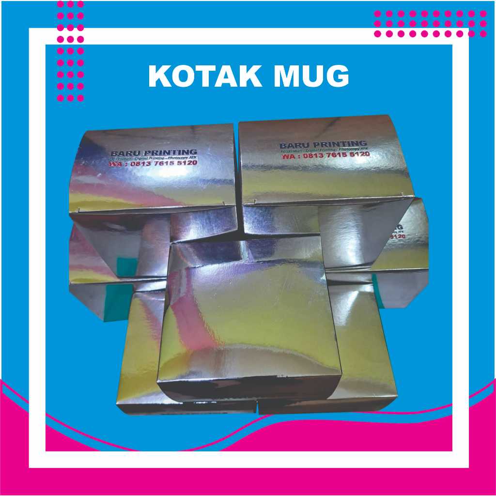 KOTAK KARTON DUS MUG POLOS PUTIH UNTUK MUG 11oz