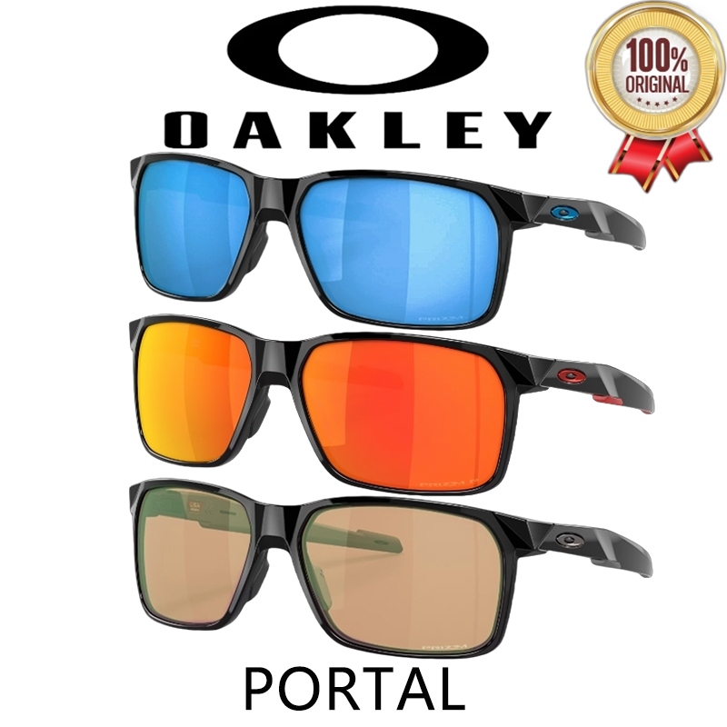 【100% Original】Kacamata Oakley Original Sunglasses Portal X OO9460 Carbon w/ Prizm Grey /Global / Su