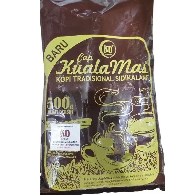 

KD Cap Kuala Mas kopi bubuk hitam khas sidikalang 250gr / 500gr / 1kg tt