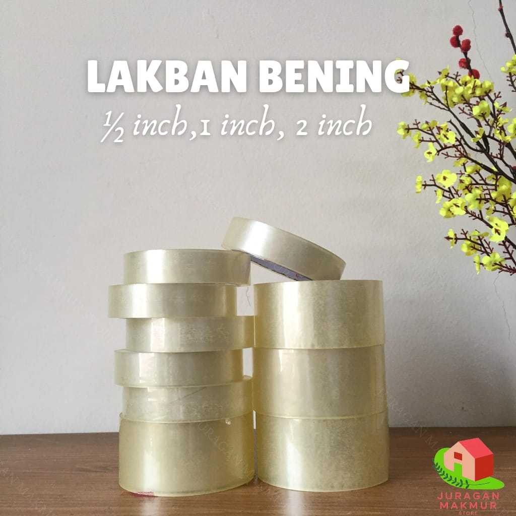 

Lakban Bening / Coklat INTER TAPE 1/2 inch, 1 inch, 2 inch Kuat Lengket [TERMURAH]