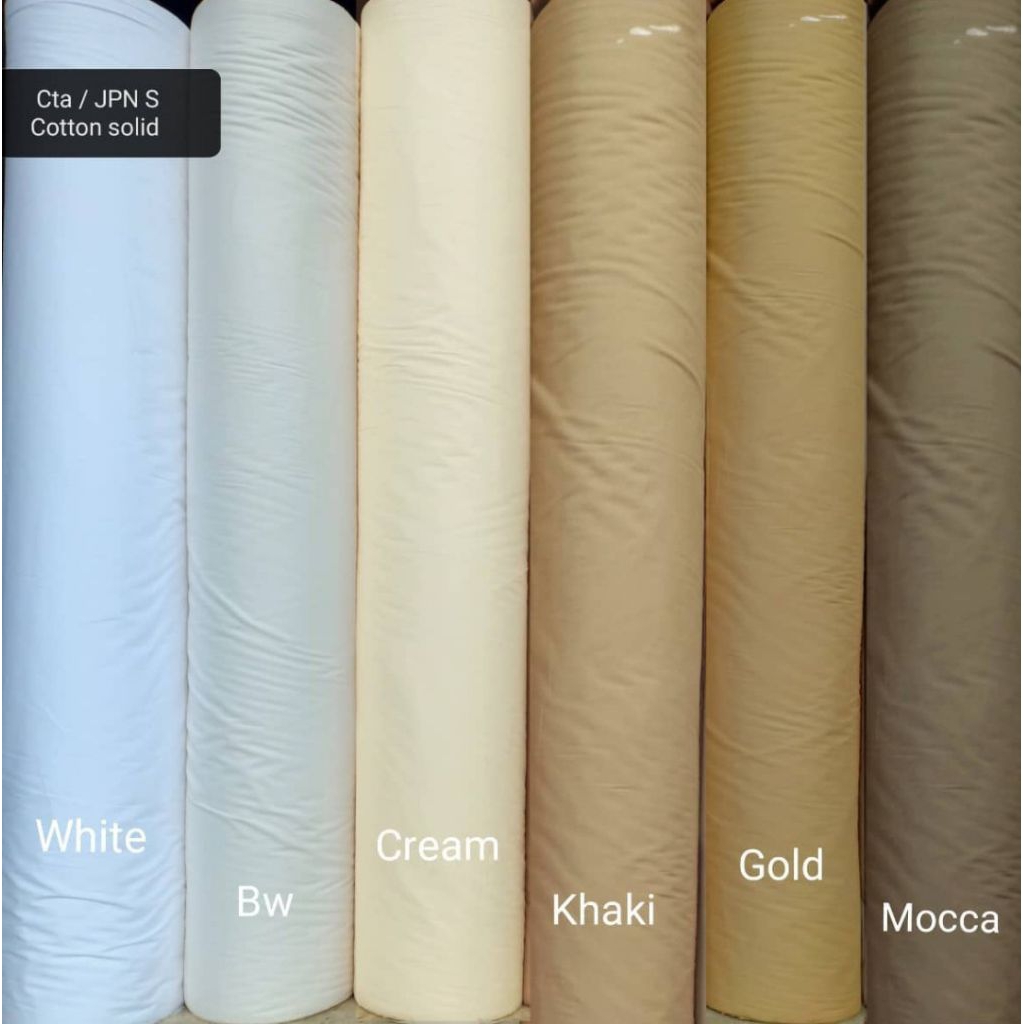 sprei + bed cover set katun jepang polos asli import bahan halus