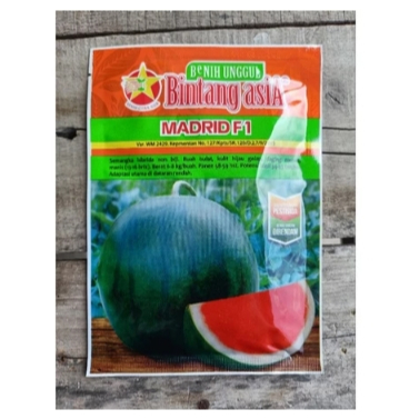 Benih Semangka Non Biji MADRID F1 20 Gram - Bintang asiA