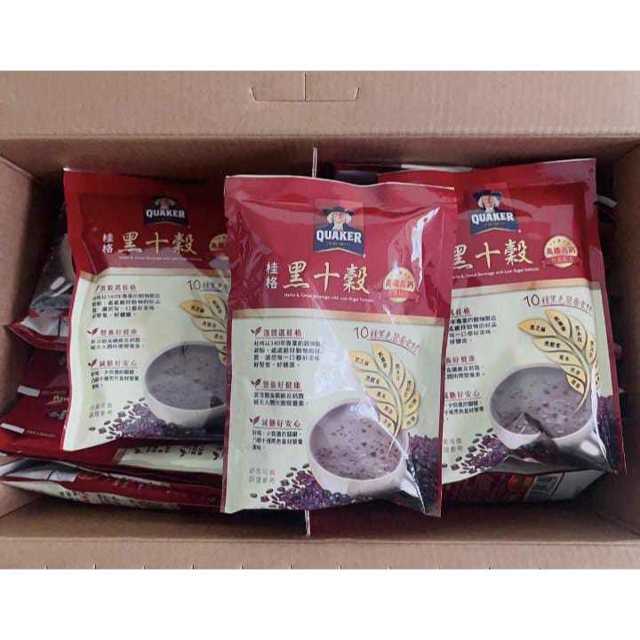 

Quaker Black 10 Grains Herbs & Cereal Beverage with Low Sugar
