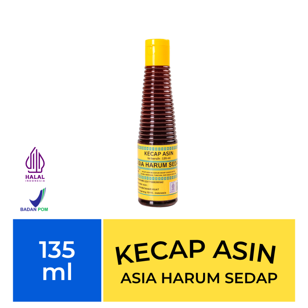 

Kecap Asin Asia Harum Sedap (135 ML)