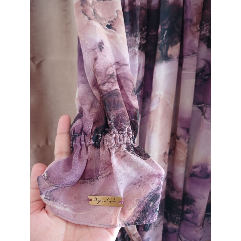 Alzena motif purple by yoora sarah