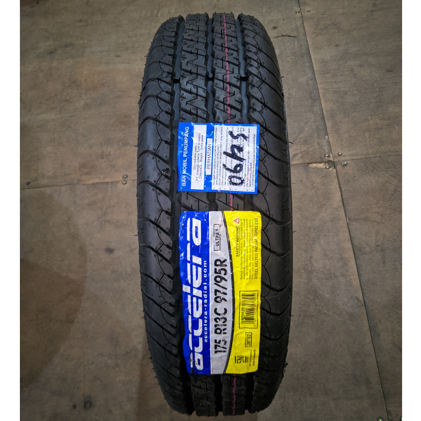 Ban Standar Mobil Grand Max Carry R13 Tubeless Ban ACCELERA ULTRA5 175 C 8 PR R13