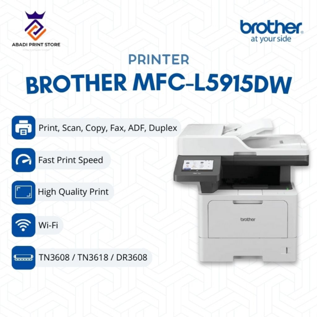 Brother MFC-L5915DW Printer Laser Monokrom Multifungsi