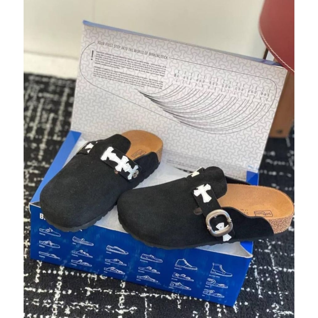 sepatu sandal slide import pria