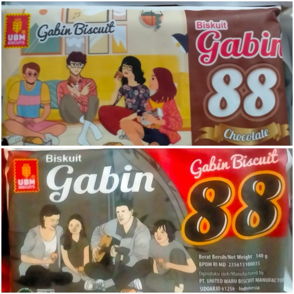 

GABIN 88 140gr Original dan Chocolate