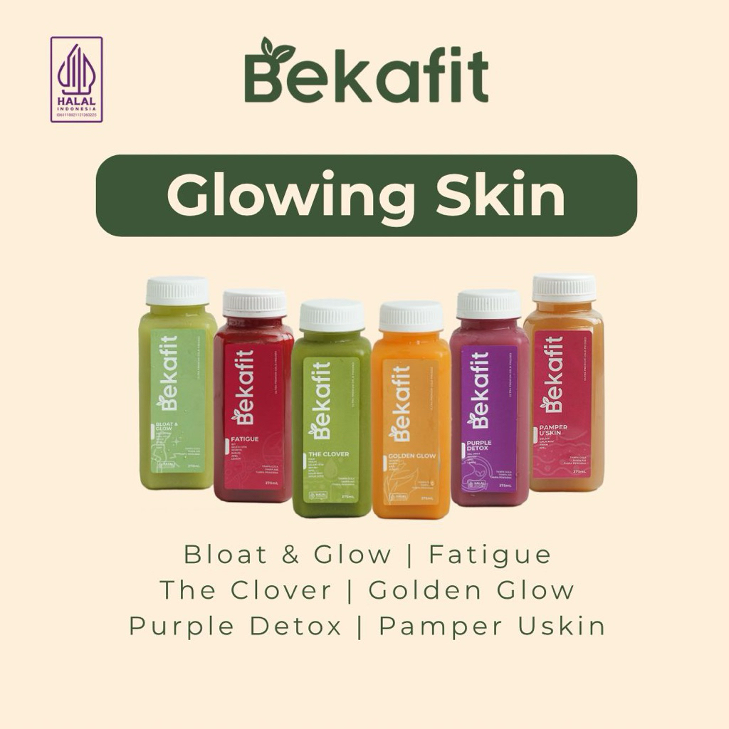 

Bekafit Glowing Skin Set - Paket Juice Untuk Megatasi Masalah Kulit Wajah