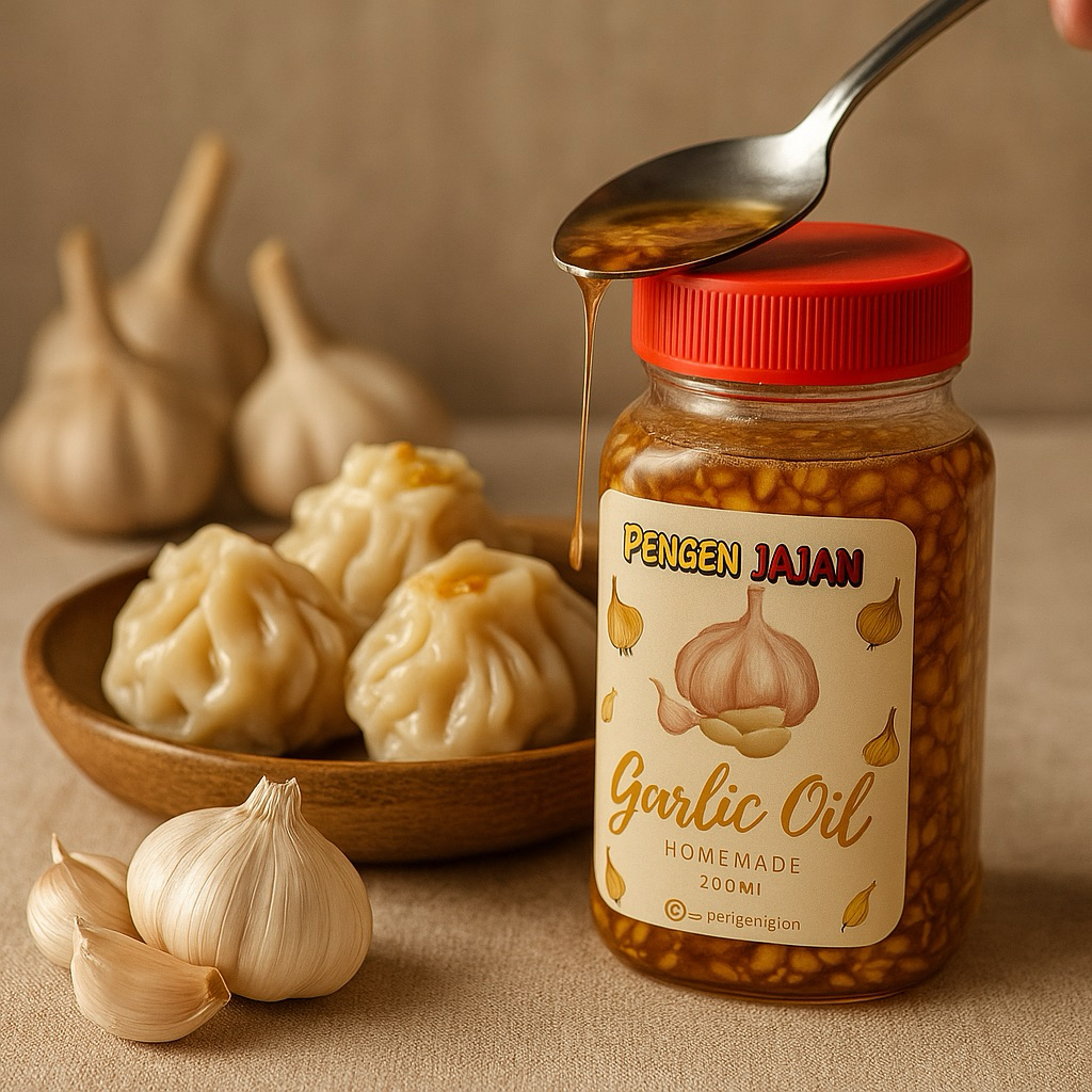

[Pengen Jajan] Garlic Oil Homemade – Minyak Bawang Gurih, Harum, Halal | 200ml