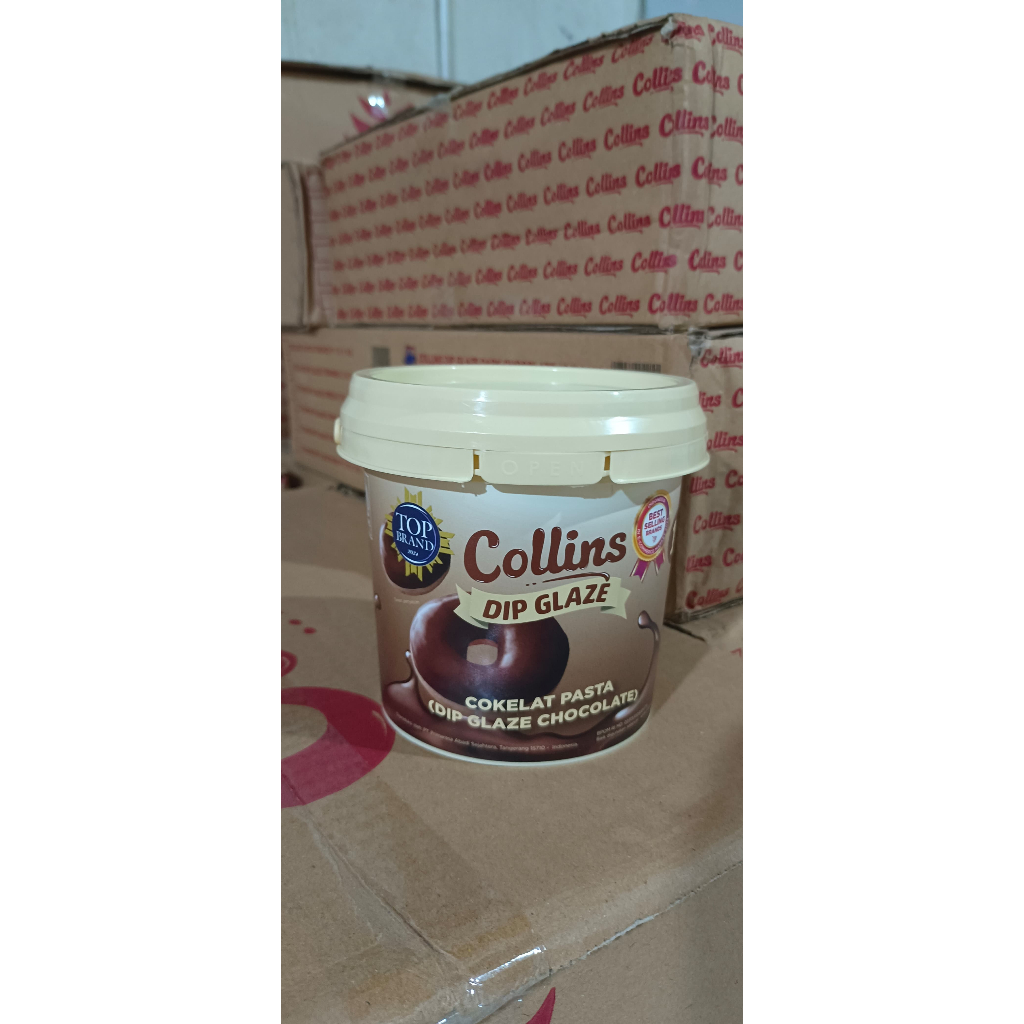 

Collins Dip Glaze 1 kg Cokelat
