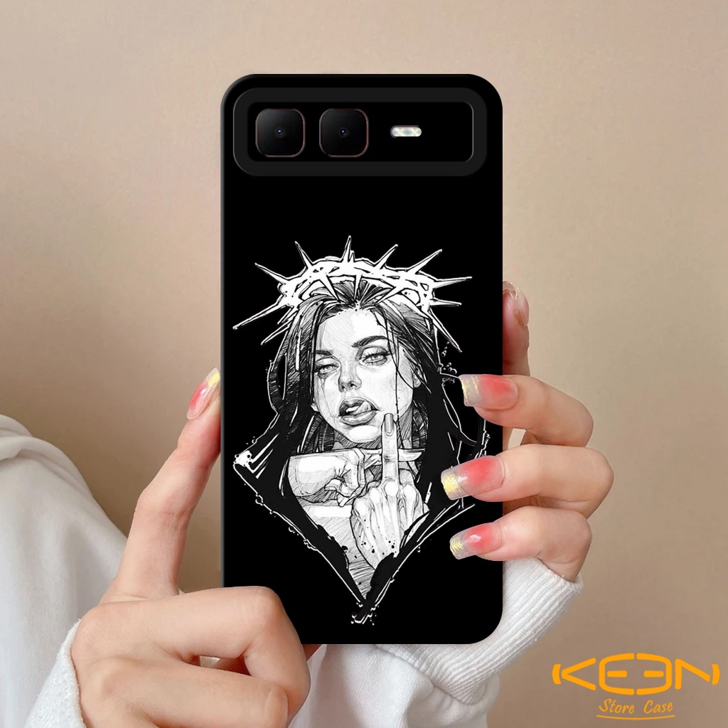 Case Hp Infinix Smart 10 Plus - Casing Hp Infinix Smart 10 Plus Motif Black - Premium Case Procamera