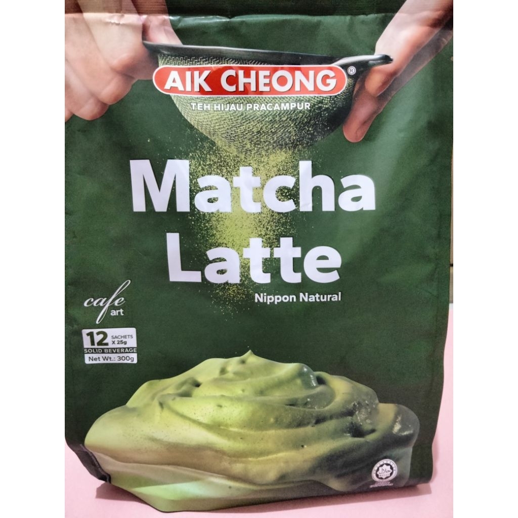 

Aik Cheong Matcha Latte – Teh Hijau Pracampur Isi 12 Sachet (300g)