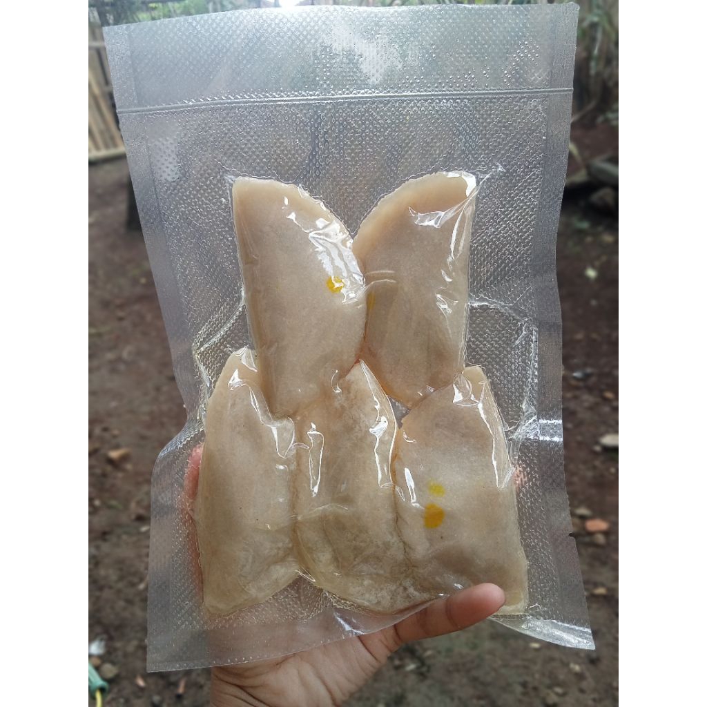 

Cireng isi ayam suir pedas/Cireng isi ayam