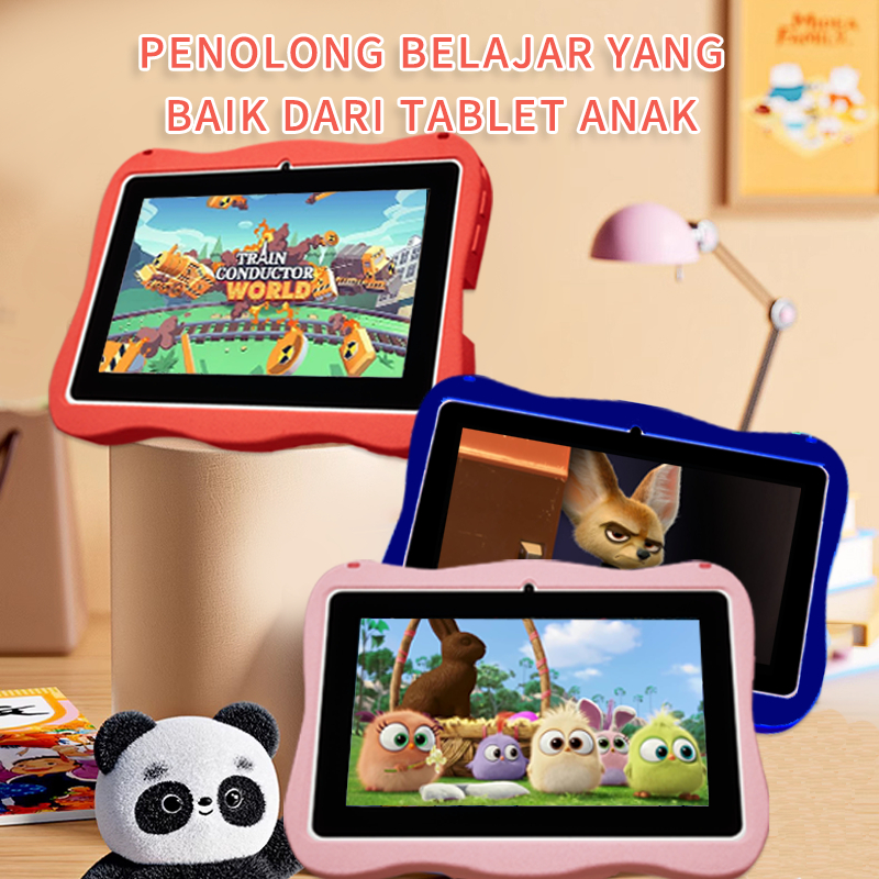 Bundling Edition Amiyo Tab Study Kids A15  Astronout Version 7 inchi Tab Anak Wifi Only + Antigores