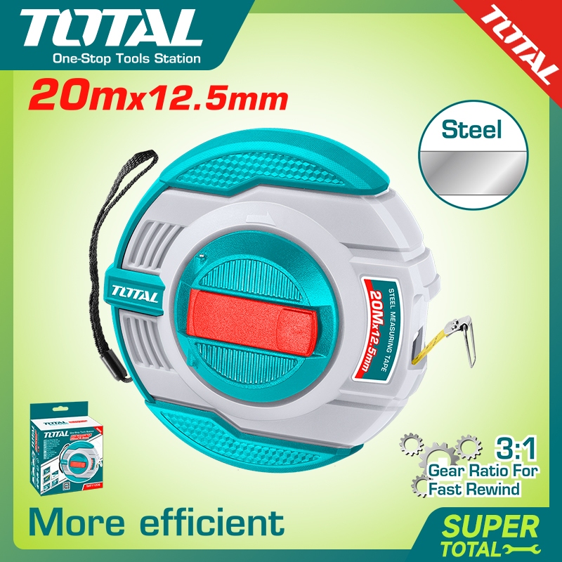 【TOTAL】Meteran/Steel Measuring Tape TMT11206