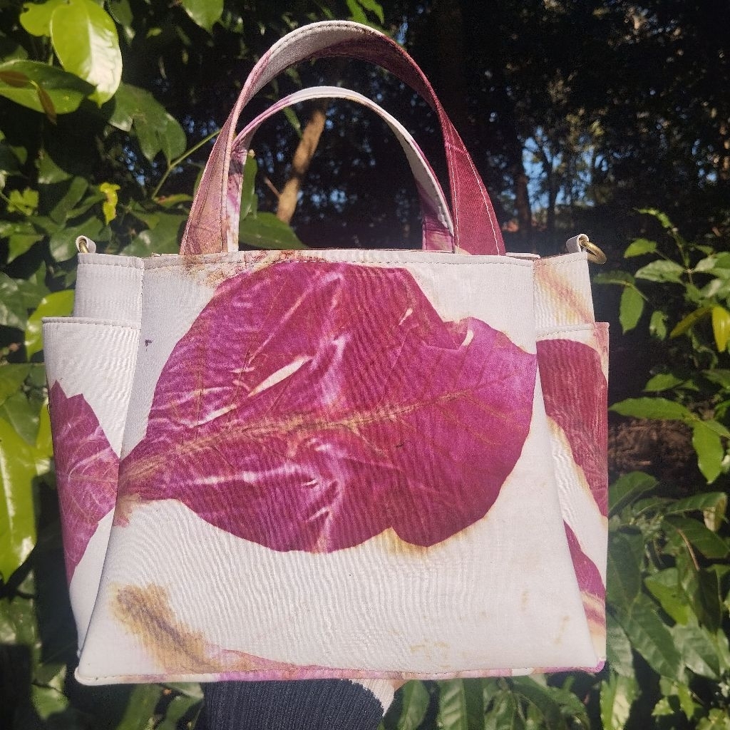 TAS BAHU SAKU SAMPING KAIN ECOPRINT