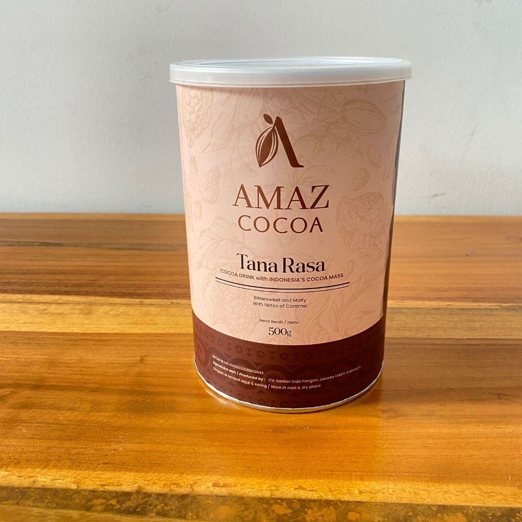 

AMAZ COCOA Tana Rasa 500g – Minuman Cokelat Murni dari Massa Kakao Indonesia