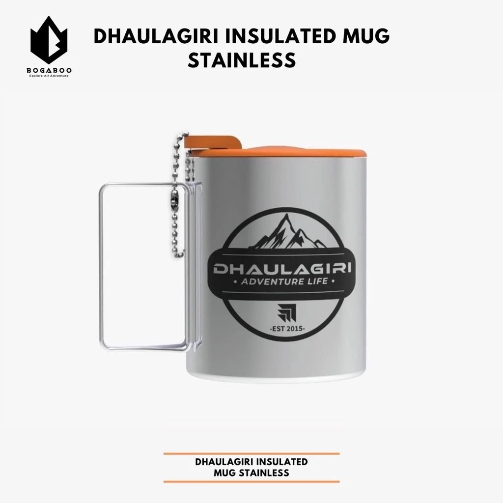 ( COD ) Dhaulagiri Insulated Mug Stainless Outdoor Camping - Gelas gunung - Mug Cangkir Stainless