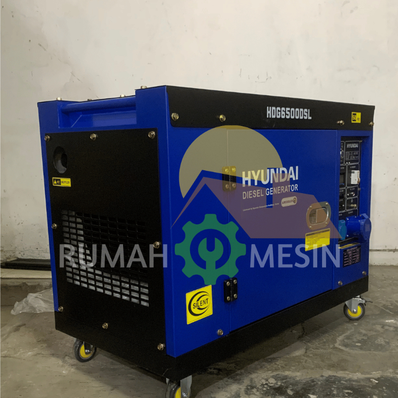 Genset Silent Hyundai Genset Hyundai HDG 6500 SL Genset 5000 Watt Solar