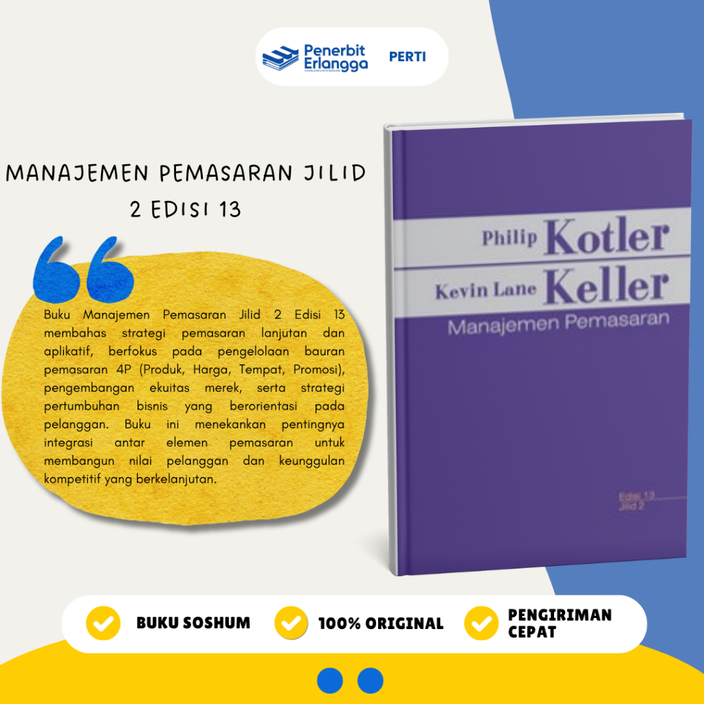 [Erlangga Official] Manajemen Pemasaran Jilid 2 Edisi 13 - Philip Kotler