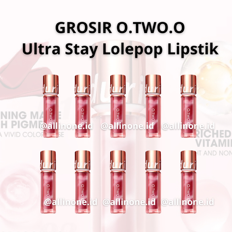 Paket Reseller Ultra Stay Lolepop Lipstik OTWOO Lipstik