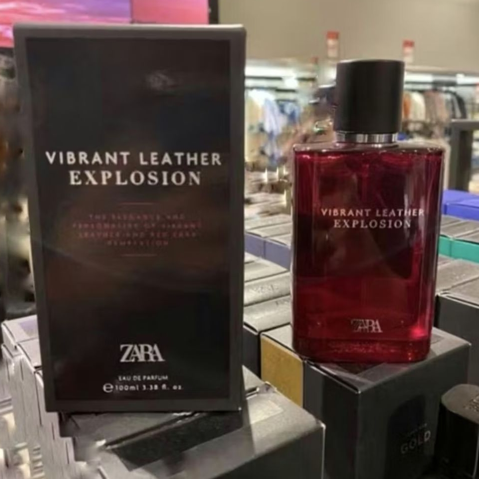 Parfum Original Eropa Zara Vibrant Leather Explosion Men 100ml - Parfum Pria