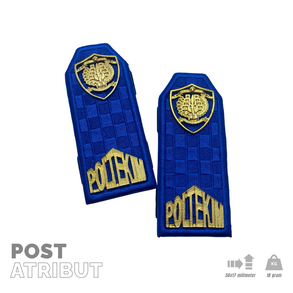 Evolet Logam POLTEKIM / TARUNA POLTEKIM/ ATRIBUT TARUNA POLTEKIM