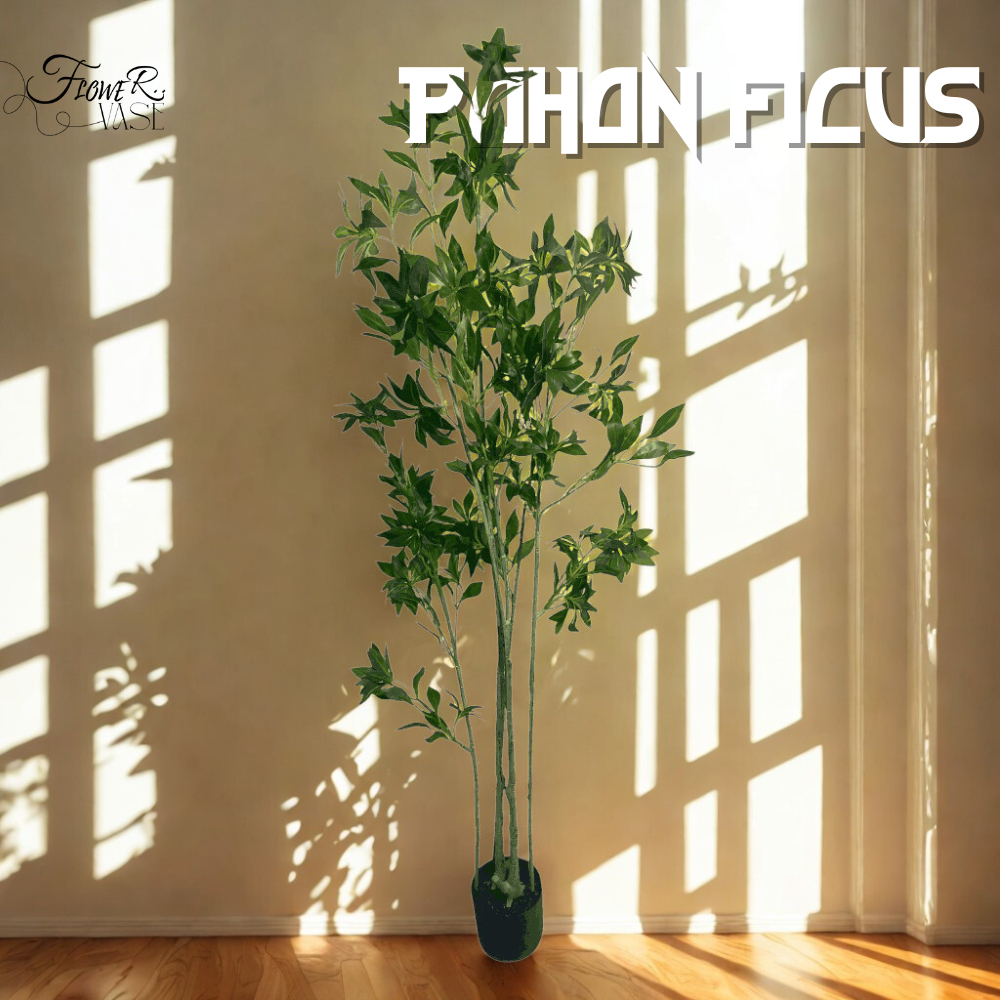 Pohon Ficus/ Karet Kebo / Ficus Elastica artificial Tinggi 160CM dekorasi rumah / CZ-32