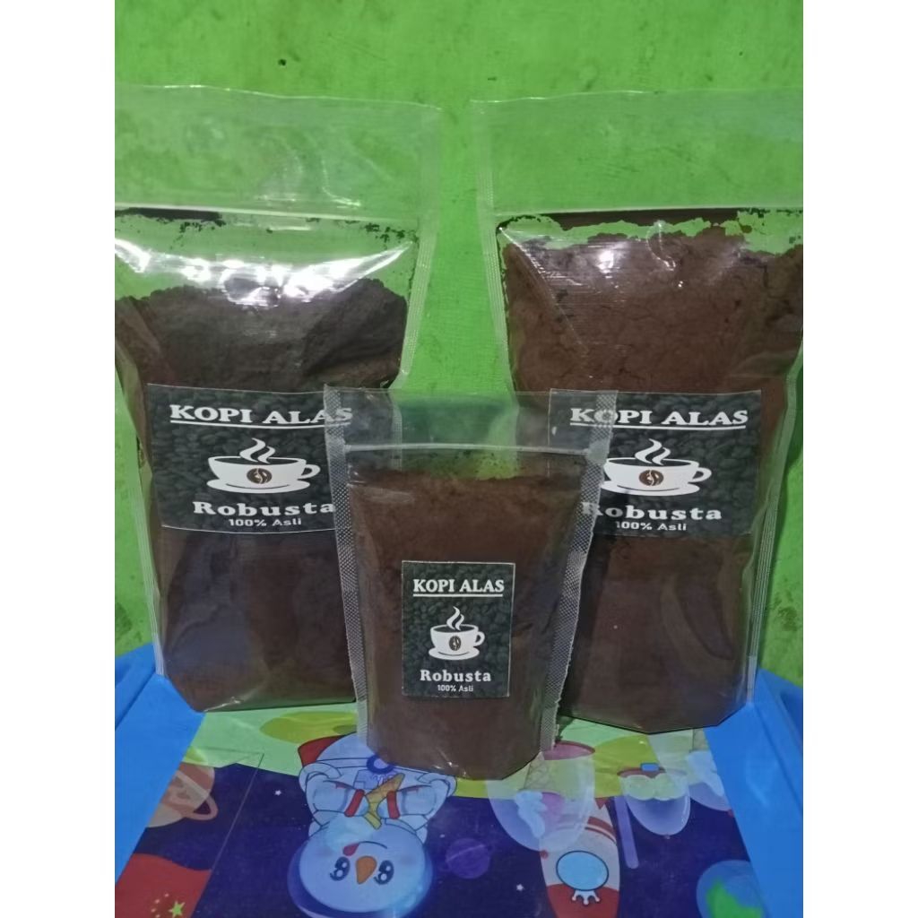 

bubuk kopi robusta asli 100%