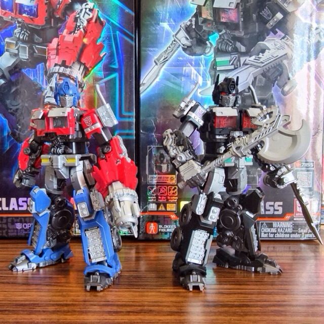 BLOKEES OPTIMUS PRIME + NEMESIS PRIME SET TRANSFORMERS