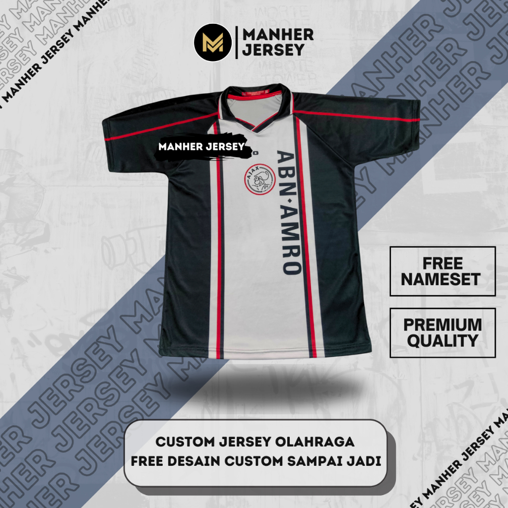 JERSEY AJAX 1998 1999 FULL PRINTING