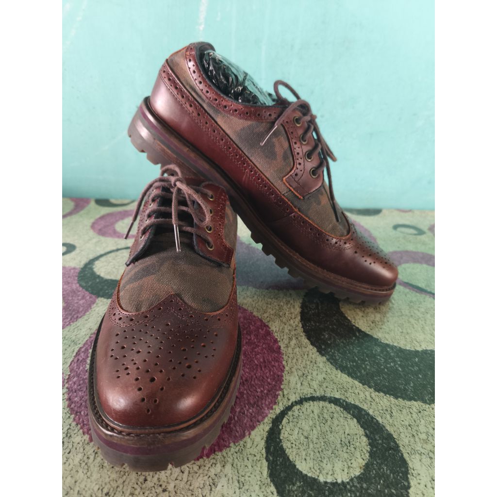 Sepatu Kulit Low Vintage