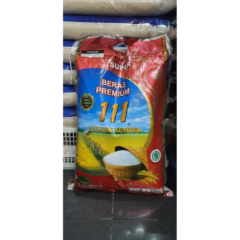 

Beras Premium 111 Golden Number Bungkus merah