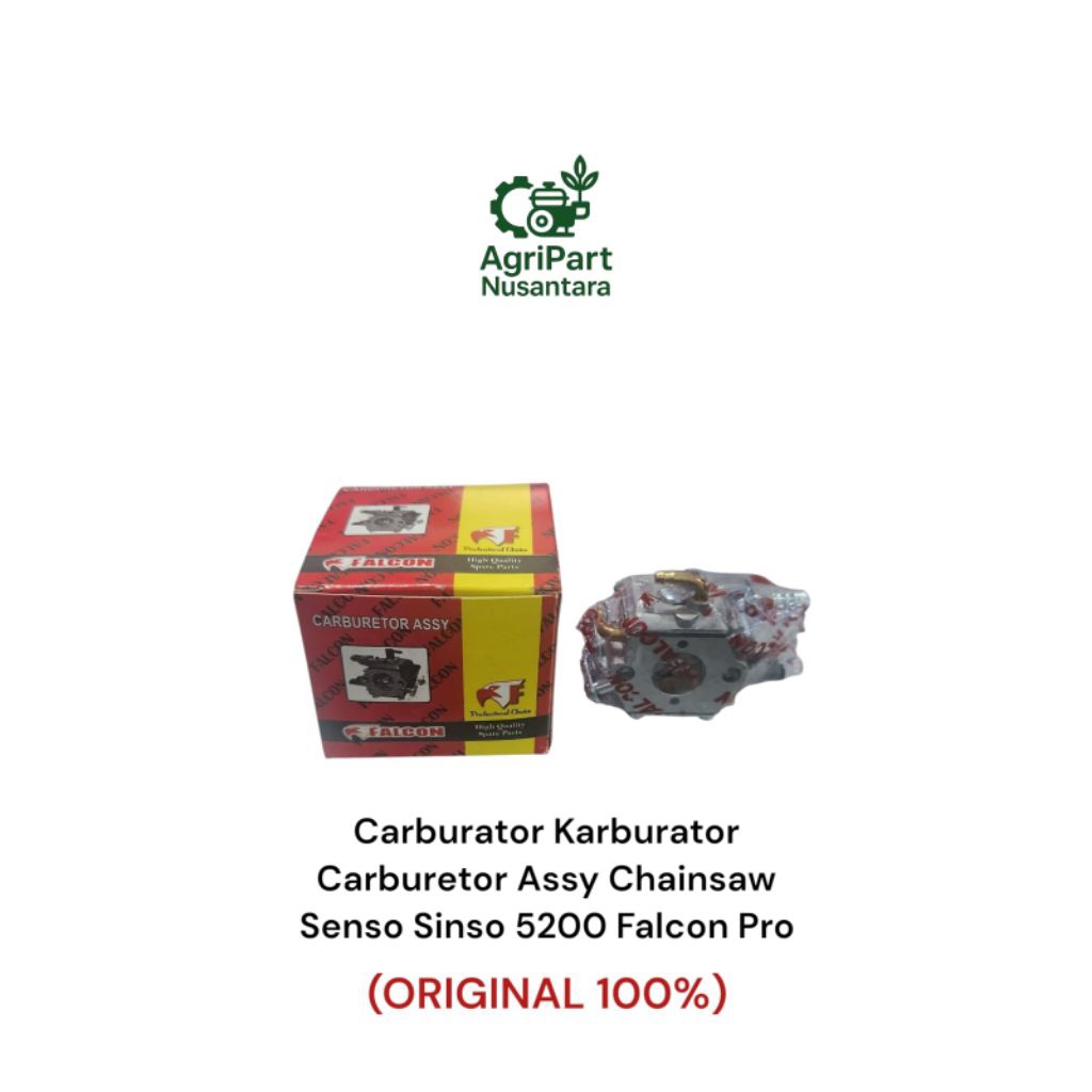 Carburator Karburator Chainsaw Senso Sinso 5200 FALCON PRO (ORIGINAL) Sparepart Mesin Potong Kayu