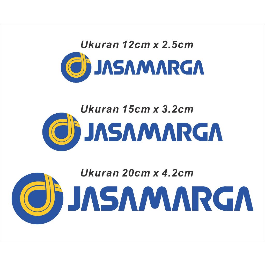 Stiker JASAMARGA | Sticker Cutting JASAMARGA Motor Mobil