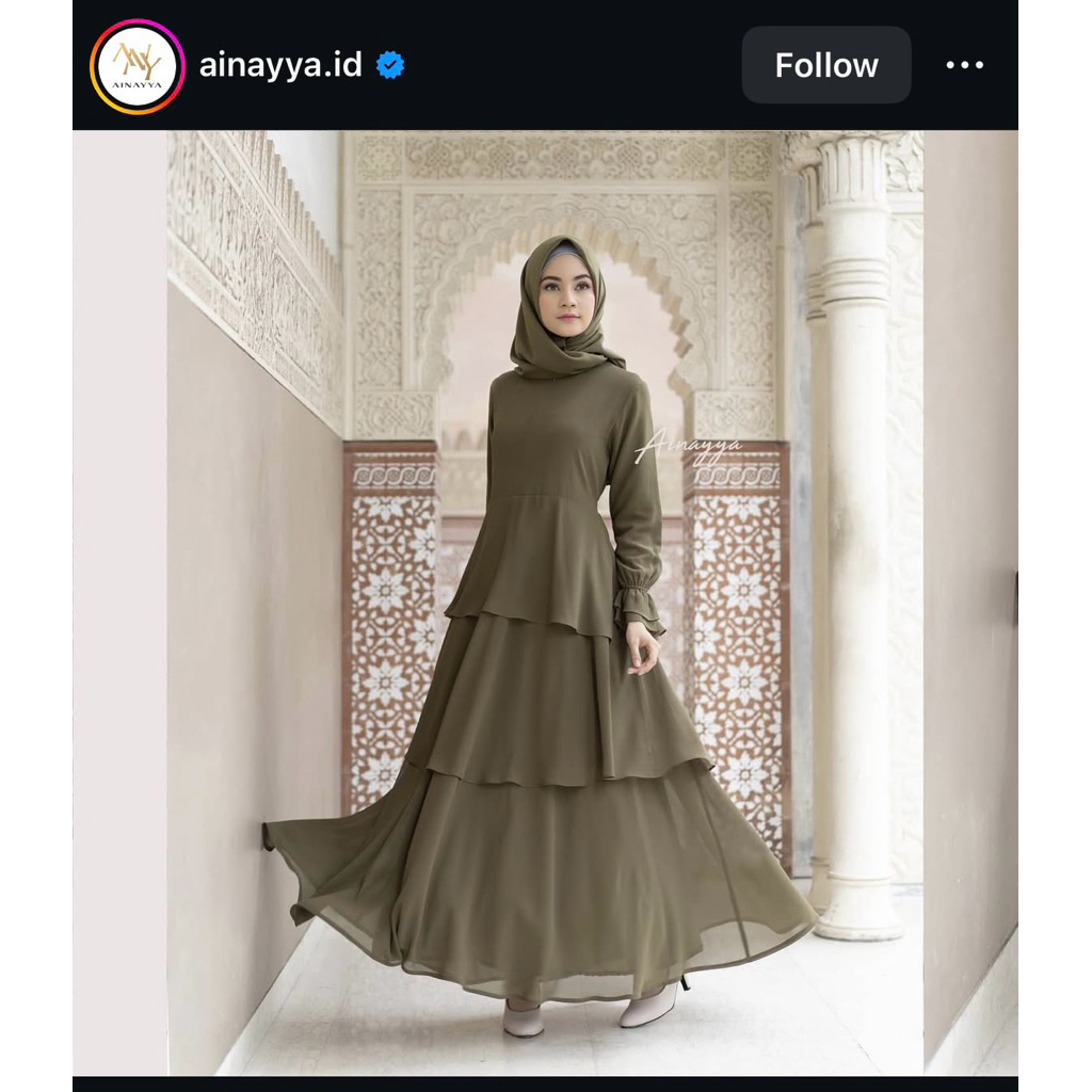 Ainayya seruni dress preloved