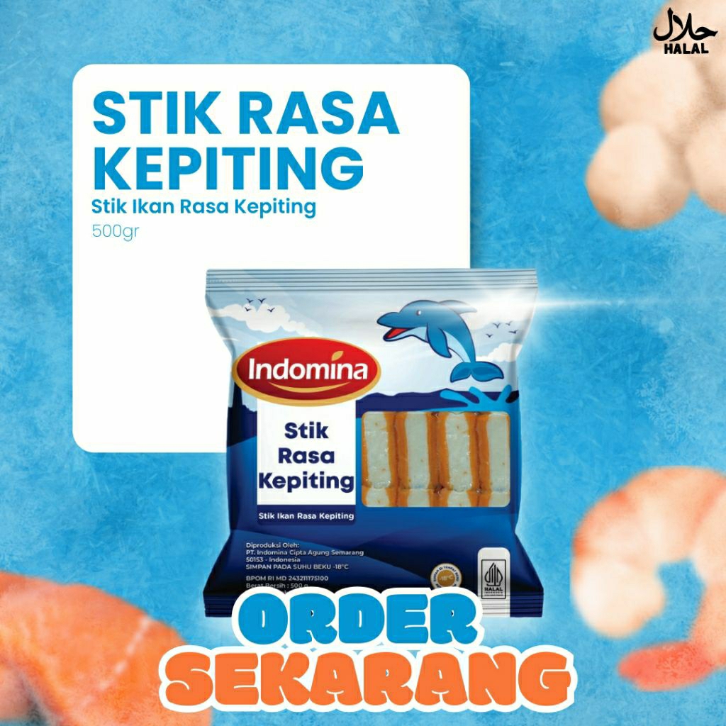 

INDOMINA STIK RASA KEPITING 500 GRAM