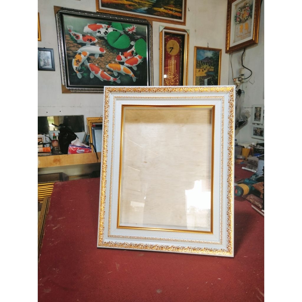 BOX MAHAR 3D 30X40 BINGKAI SCRAPBOOK BOX MAHAR BINGKAI PERNIKAHAN