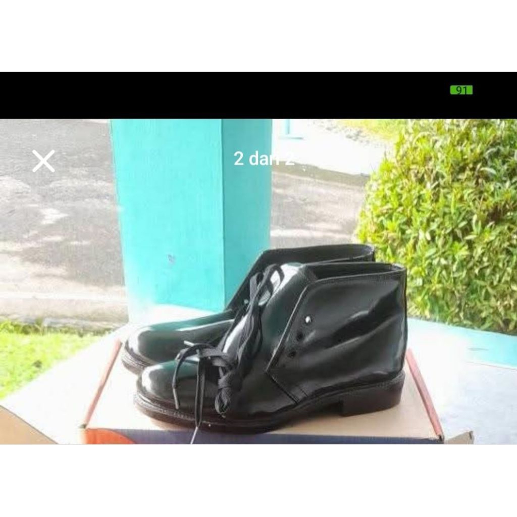 Sepatu PDH PDL Merk KENT ukuran 43