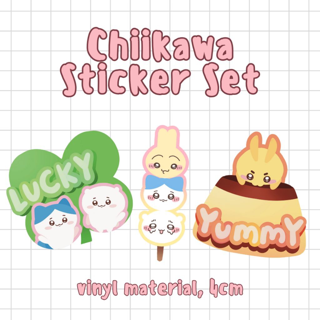 

[ chiikawa ] sticker set